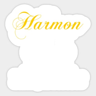 The HARMON family is forever Sticker